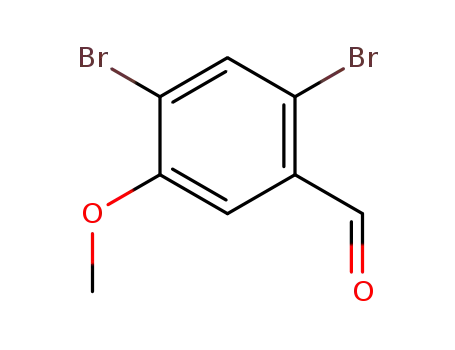 Molecular Structure of 99615-74-4 (Benzaldehyde, 2,4-dibromo-5-methoxy-)