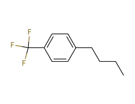 Molecular Structure of 61342-04-9 (Benzene, 1-butyl-4-(trifluoromethyl)-)