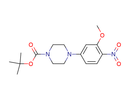 1-Piperazinecarboxylic acid, 4-(3-methoxy-4-nitrophenyl)-, 1,1-dimethylethyl ester
