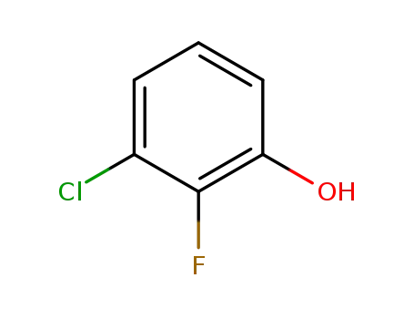 Molecular Structure of 2613-22-1 (3-CHLORO-2-FLUOROPHENOL)