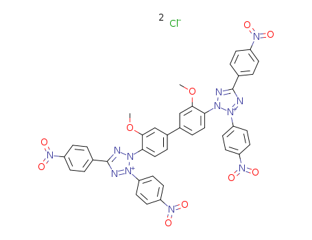 2H-Tetrazolium,2,2'-(3,3'-dimethoxy[1,1'-biphenyl]-4,4'-diyl)bis[3,5-bis(4-nitrophenyl)-,chloride (1:2)