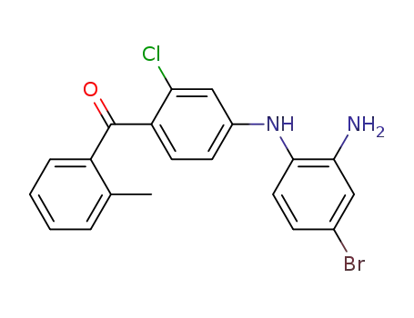 (4-((2-Amino-4-bromophenyl)amino)-2-chlorophenyl)(2-methylphenyl)methanone