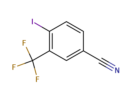 4-Iodo-3-(trifluoromethyl)benzonitrile cas no. 161320-00-9 98%