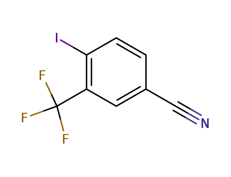 Molecular Structure of 161320-00-9 (4-Iodo-3-(trifluoromethyl)benzonitrile)