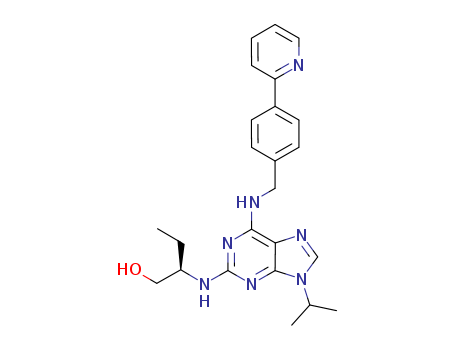 (R)-CR8;2-(R)-(1-Ethyl-2-hydroxyethylaMino)-6-(4-(2-pyridyl)benzyl)-9-isopropylpurinetrihydrochloride