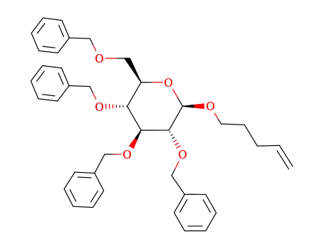 PENT-4-ENYL-2,3,46-TETRA-O-BENZYL-D-GLUCOPYRANOSIDE