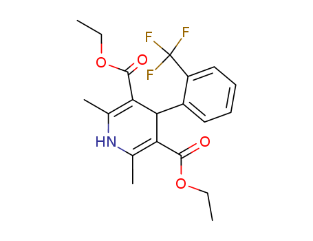 3,5-Pyridinedicarboxylicacid, 1,4-dihydro-2,6-dimethyl-4-[2-(trifluoromethyl)phenyl]-, 3,5-diethylester