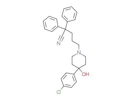 4-(4-클로로페닐)-4-하이드록시-A,A-디페닐-1-피페리딘펜타네이트릴염산염