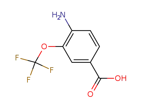 Molecular Structure of 175278-22-5 (4-Amino-3-(trifluoromethoxy)benzoic acid)