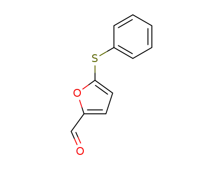 Molecular Structure of 39689-03-7 (5-(PHENYLSULFANYL)-2-FURALDEHYDE)