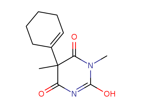 2,4,6(1H,3H,5H)-Pyrimidinetrione,5-(1-cyclohexen-1-yl)-1,5-dimethyl-  CAS NO.56-29-1