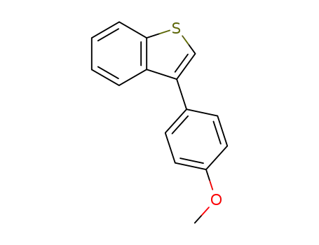 Molecular Structure of 24257-23-6 (3-(4-methoxy-phenyl)-benzo[b]thiophene)