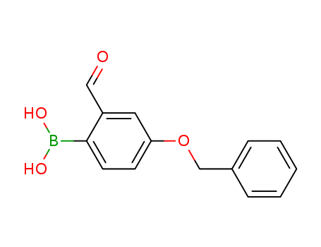 4-Benzyloxy-2-formylphenylboronic acid cas  139962-97-3