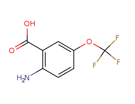 Molecular Structure of 83265-56-9 (2-Amino-5-(trifluoromethoxy)benzoic acid)