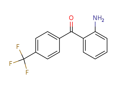 Molecular Structure of 790-10-3 (Methanone, (2-aminophenyl)[4-(trifluoromethyl)phenyl]-)