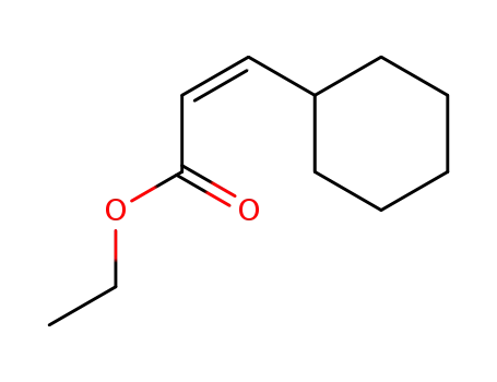 Molecular Structure of 18521-02-3 (ethyl (2Z)-3-cyclohexylprop-2-enoate)