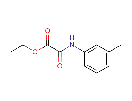 Molecular Structure of 17738-79-3 (Acetic acid, [(3-methylphenyl)amino]oxo-, ethyl ester)