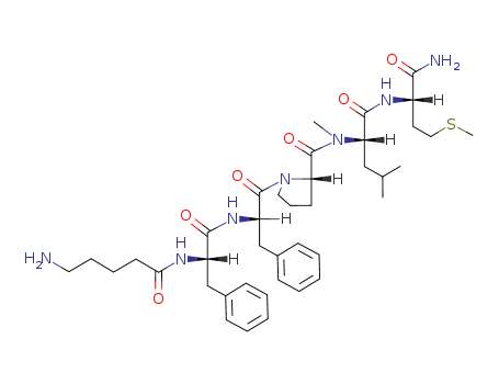 L-Methioninamide,N-(5-amino-1-oxopentyl)-L-phenylalanyl-L-phenylalanyl-L-prolyl-N-methyl-L-leucyl-