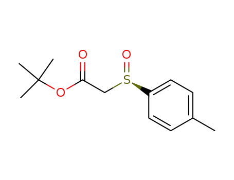 Acetic acid, [(4-methylphenyl)sulfinyl]-, 1,1-dimethylethyl ester, (R)-