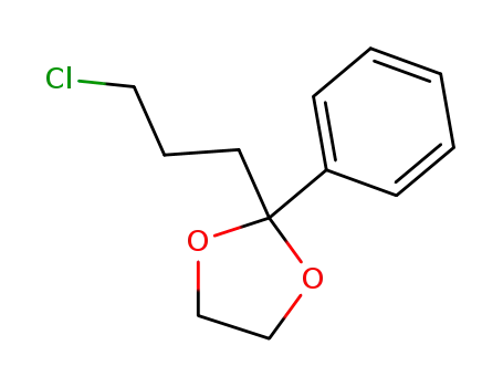 1,3-Dioxolane, 2-(3-chloropropyl)-2-phenyl-