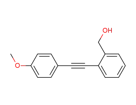 Benzenemethanol, 2-[(4-methoxyphenyl)ethynyl]-
