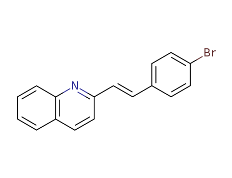 Quinoline, 2-[2-(4-bromophenyl)ethenyl]- cas  5396-94-1