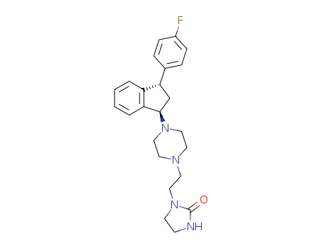 1-[2-[4-[(1R,3S)-3-(4-fluorophenyl)-2,3-dihydro-1H-inden-1-yl]piperazin-1-yl]ethyl]imidazolidin-2-one