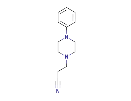Molecular Structure of 18505-84-5 (3-(4-phenylpiperazin-1-yl)propanenitrile)