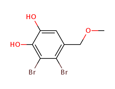 1,2-Benzenediol,3,4-dibromo-5-(methoxymethyl)- cas  14045-42-2