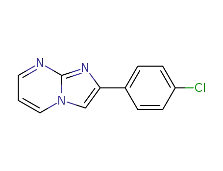 Imidazo[1,2-a]pyrimidine, 2-(4-chlorophenyl)-
