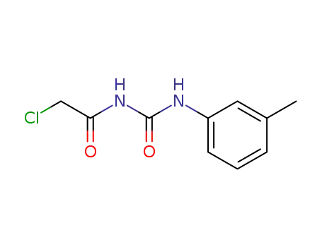 Molecular Structure of 5544-33-2 (1-(2-chloroacetyl)-3-M-tolylurea)