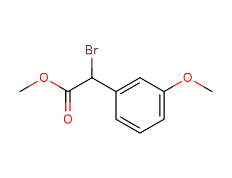 Molecular Structure of 86215-57-8 (Methyl 2-bromo-2-(3-methoxyphenyl)acetate)
