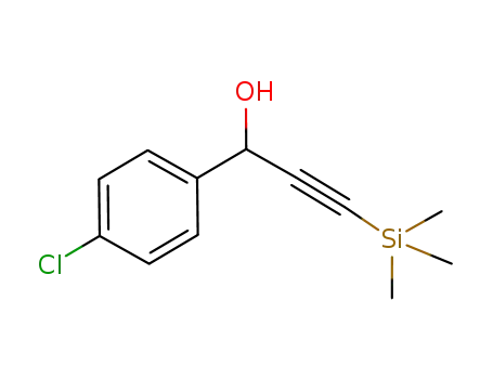 1-(4-chlorophenyl)-3-(trimethylsilyl)prop-2-yn-1-ol