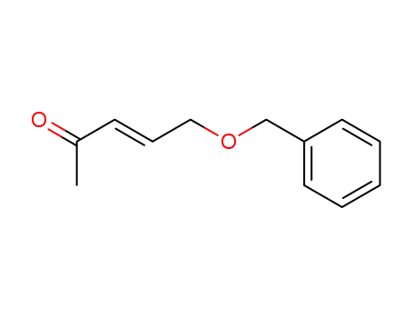 Molecular Structure of 60656-88-4 (3-Penten-2-one, 5-(phenylmethoxy)-, (3E)-)