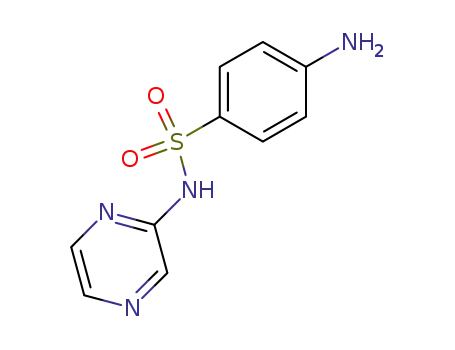 Molecular Structure of 116-44-9 (Benzenesulfonamide,4-amino-N-2-pyrazinyl-)