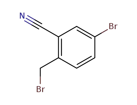 Molecular Structure of 156001-53-5 (4-Bromo-2-cyanobenzyl bromide)