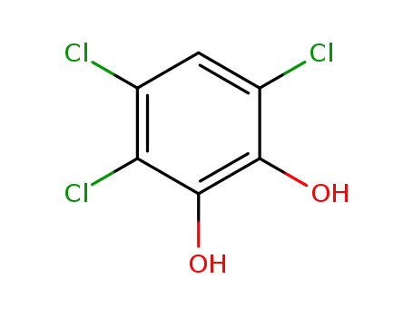 Molecular Structure of 32139-72-3 (3,4,6-trichlorocatechol)