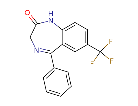 5-phenyl-7-(trifluoromethyl)-1,3-dihydro-1,4-benzodiazepin-2-one