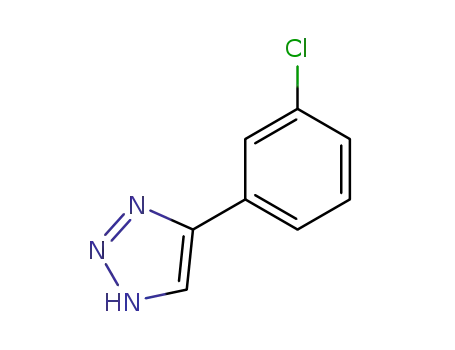 Molecular Structure of 35225-01-5 (5-(3-chlorophenyl)-1H-1,2,3-triazole)