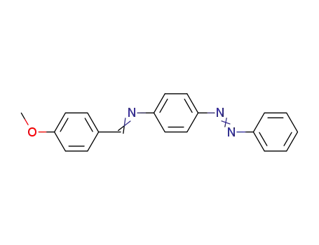 Molecular Structure of 744-66-1 (4-[(4-METHOXYBENZYLIDENE)AMINO]AZOBENZENE)