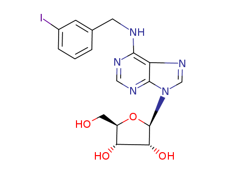 (2R,3S,4R,5R)-2-(Hydroxymethyl)-5-(6-((3-iodobenzyl)amino)-9H-purin-9-yl)tetrahydrofuran-3,4-diol
