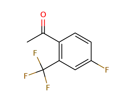Molecular Structure of 208173-21-1 (4'-Fluoro-2'-(trifluoromethyl)acetophenone)