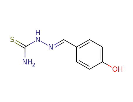 Molecular Structure of 947527-72-2 ((E)-2-(4-hydroxybenzylidene)hydrazine-1-carbothioamide)