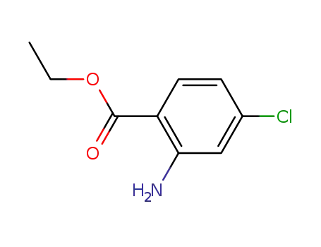 Molecular Structure of 60064-34-8 (Ethyl 2-amino-4-chlorobenzoate)