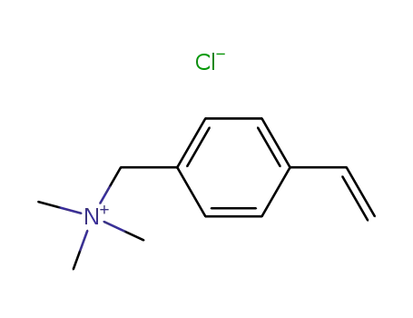 Molecular Structure of 26780-21-2 ((4-ethenylphenyl)-N,N,N-trimethylmethanaminium chloride)