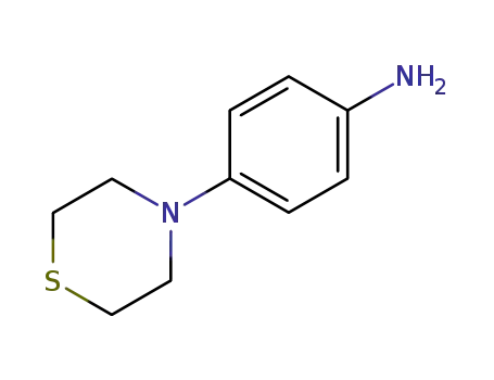 Molecular Structure of 22589-35-1 (4-(Thiomorpholin-4-yl)aniline)