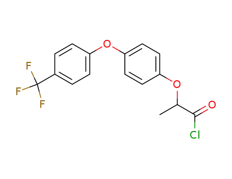 2-{4-[4-(Trifluoromethyl)phenoxy]phenoxy}propanoyl chloride