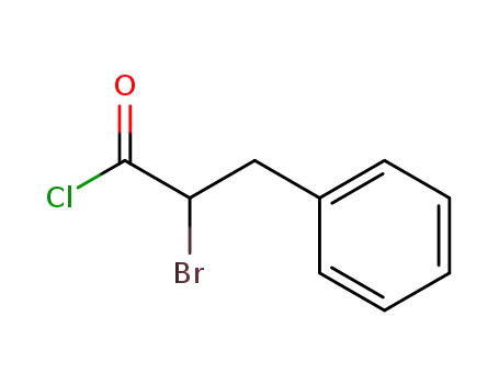 Molecular Structure of 81136-07-4 (2-bromo-3-phenylpropionyl chloride)