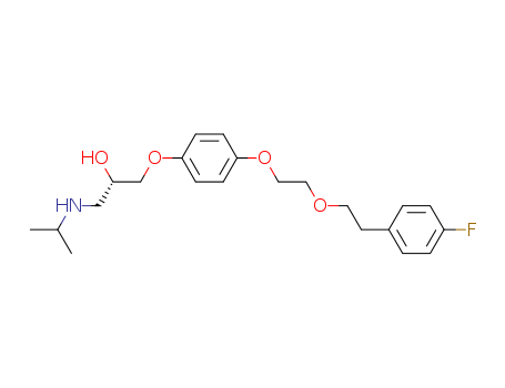 1-(4-{2-[2-(4-fluorophenyl)ethoxy]ethoxy}phenoxy)-3-(propan-2-ylamino)propan-2-ol