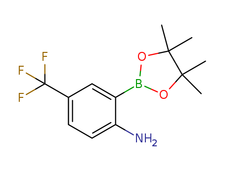 2-(4,4,5,5-tetramethyl-1,3,2-dioxaborolan-2-yl)-4-(trifluoromethyl)aniline cas no. 1058062-64-8 98%